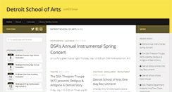 Desktop Screenshot of dsa.schools.detroitk12.org