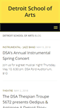 Mobile Screenshot of dsa.schools.detroitk12.org
