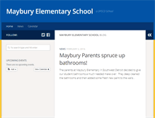 Tablet Screenshot of maybury.schools.detroitk12.org
